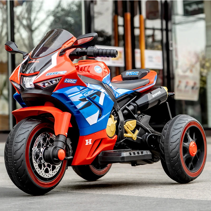 Kids Electric Motorcycle with Fake Exhaust - A Thrilling Adventure Awaits!