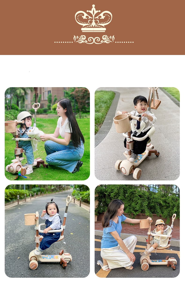 Design children kick scooter kid scooter for sale height-adjustable push balance  foot kid  scooters